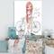Designart - Young Girl With Bicycle - Children's Art Canvas Wall Art Print